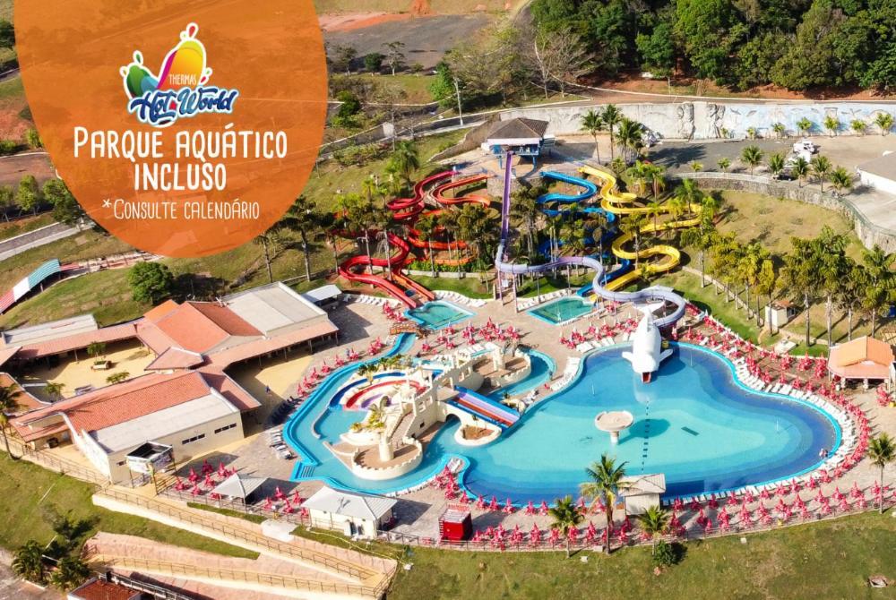 Cabana'S Hotel - Thermas Hot World Monte Sião Extérieur photo